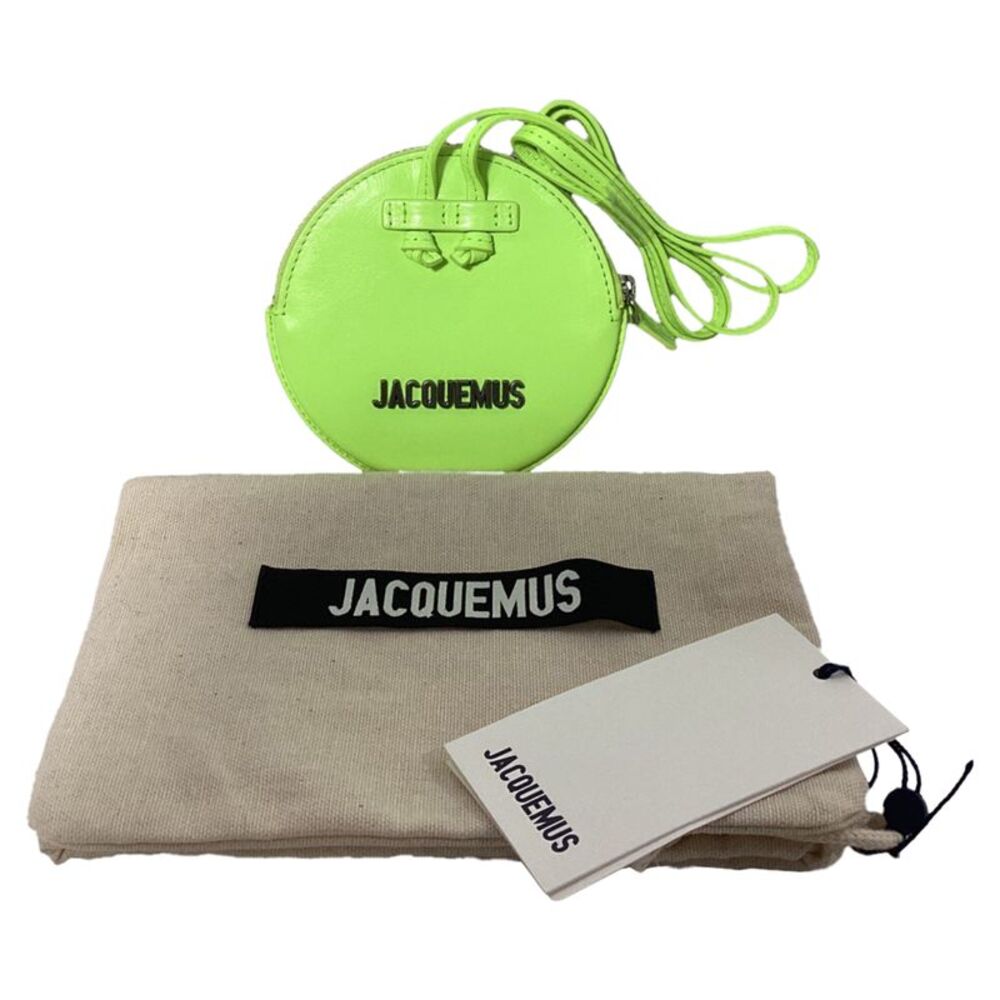 Jacquemus Le Pitchou Coin Purse in Green Leather - Picture 2 of 10